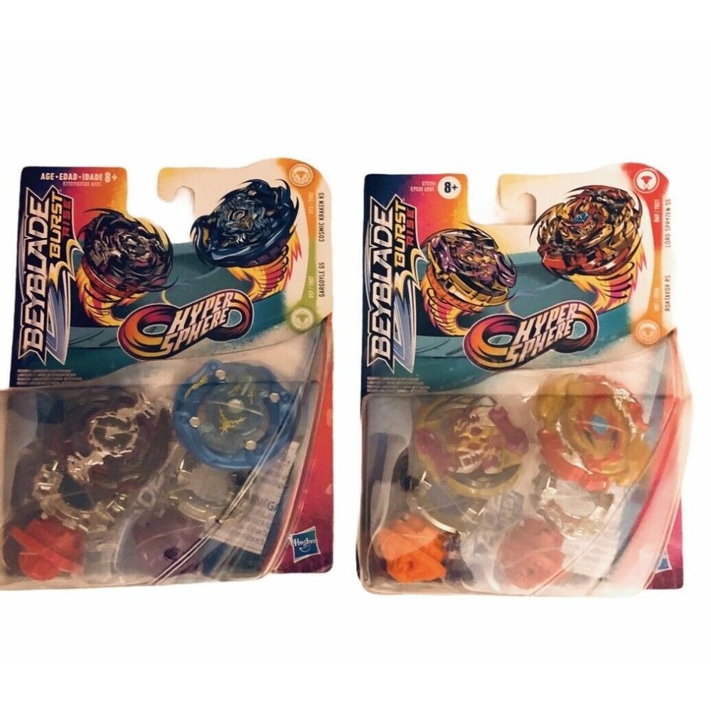 BEYBLADE Burst Rise -Roktavor R5, Lord Spryzen S5, Gargoyle G5, Cosmic Kraken K5